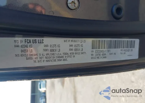 2020 Dodge Challenger Sxt z USA, uszkodzony, nr VIN 2C3CDZAG5LH117871